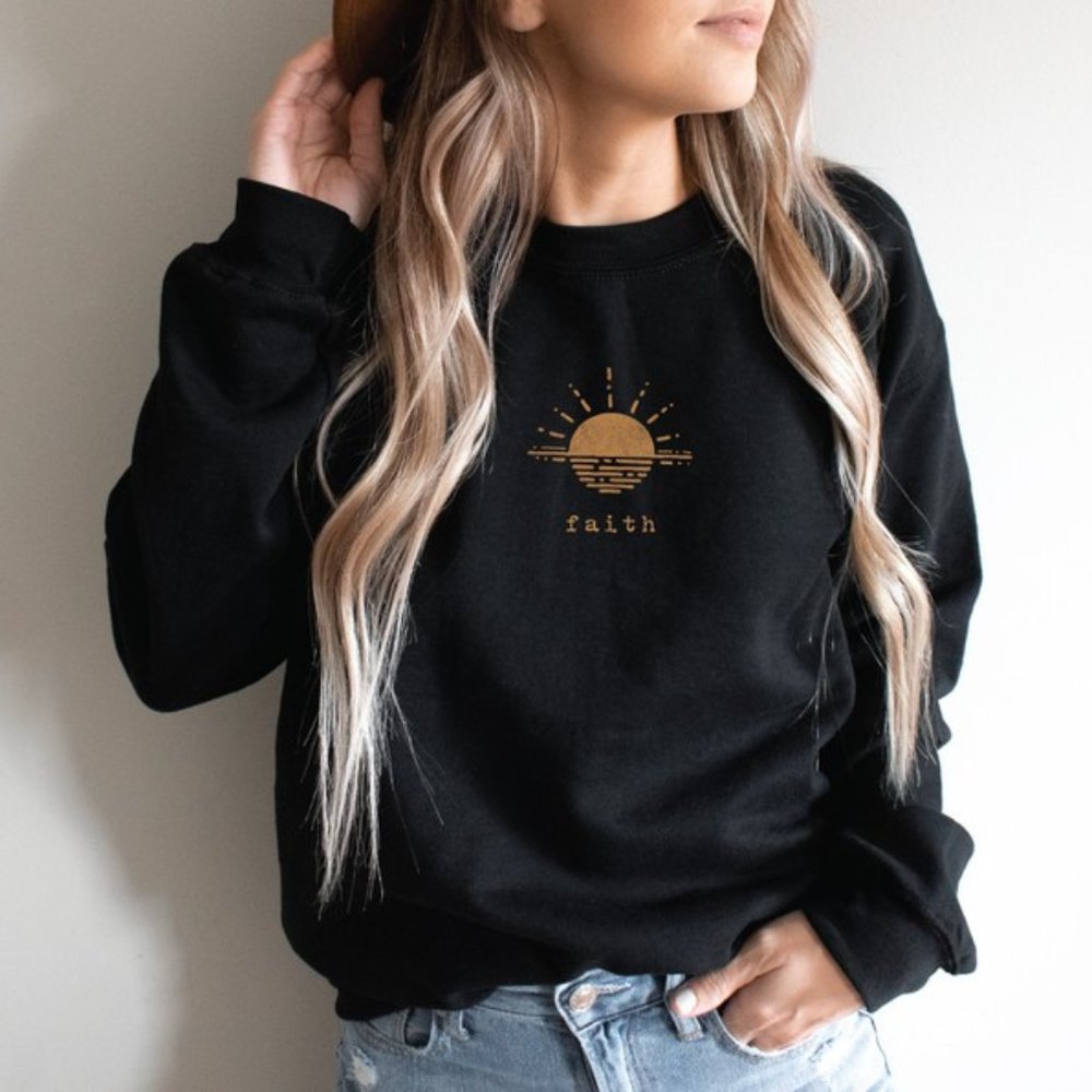 Faith Graphic Sweater